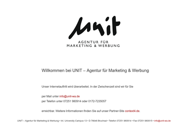 unit-wa.de - Werbeagentur Bruchsal