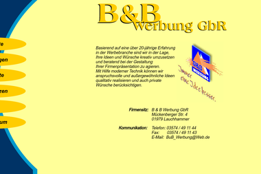 bub-werbung.de - Werbeagentur Lauchhammer