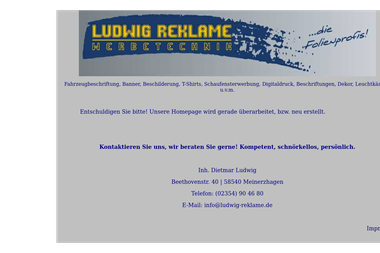 ludwig-reklame.de - Werbeagentur Meinerzhagen