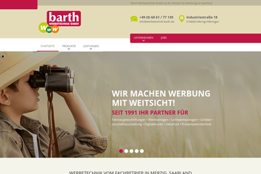 werbetechnik-barth.de - Werbeagentur Merzig