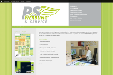 ps-werbung-service.de - Werbeagentur Rathenow