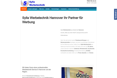 sylla-werbetechnik.de - Werbeagentur Seelze