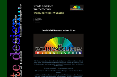 words-and-lines.de - Werbeagentur Seesen