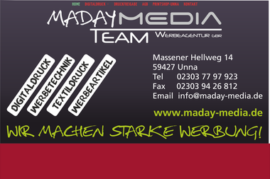 maday-media.de - Werbeagentur Unna