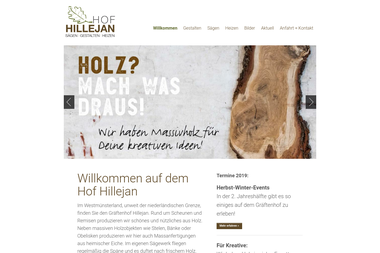 hof-hillejan.de - Werbeagentur Velen