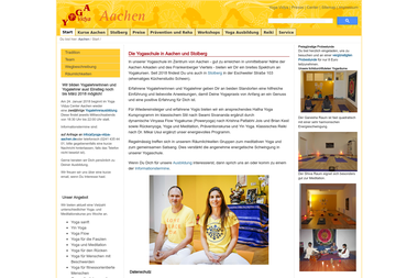 yoga-vidya-aachen.de - Yoga Studio Aachen