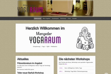 mengeder-yogaraum.de - Yoga Studio Dortmund