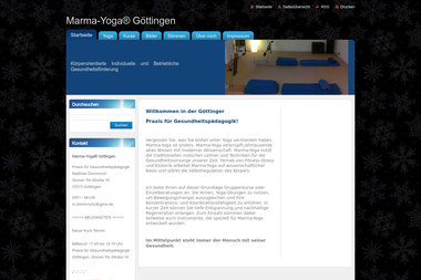 marma-yoga-goettingen.de - Yoga Studio Göttingen