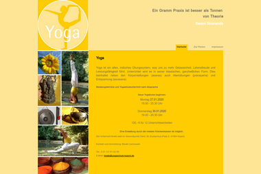 yogaschule-kaarst.de - Yoga Studio Kaarst