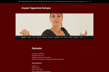 yogaschule-kempen.de - Yoga Studio Kempen