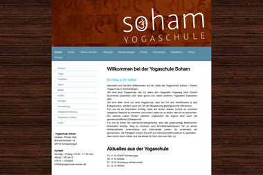 yogaschule-soham.de - Yoga Studio Schwetzingen