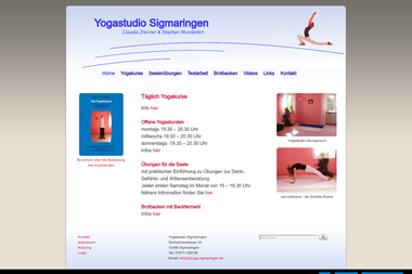 yoga-sigmaringen.de - Yoga Studio Sigmaringen