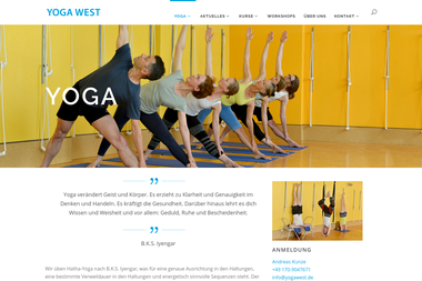 yogawest.de - Yoga Studio Stuttgart