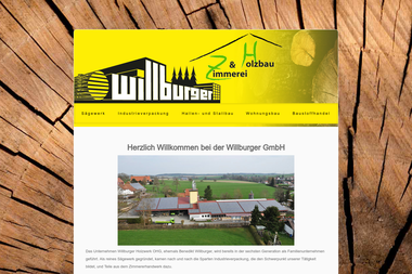 willburger-holzwerk.de - Zimmerei Bad Wurzach