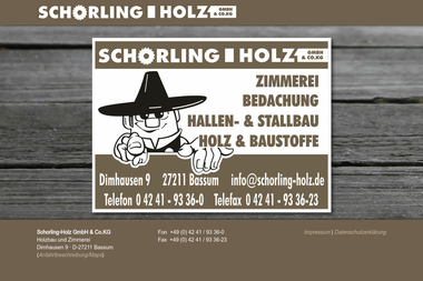 schorling-holz.de - Zimmerei Bassum