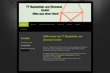 tt-baubetrieb-und-zimmerei.com - Zimmerei Eschweiler