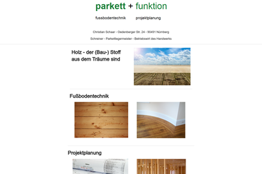 parkett-funktion.de - Zimmerei Nürnberg