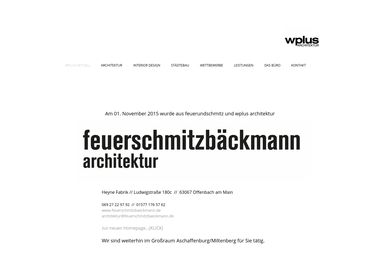 wplus-architektur.de - Architektur Aschaffenburg