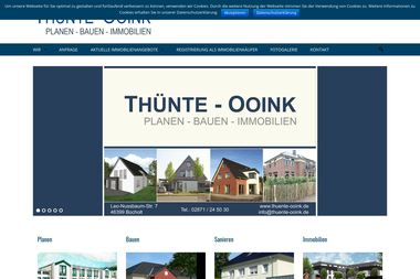 thuente-ooink.de - Architektur Bocholt