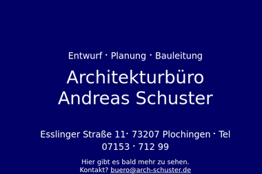 arch-schuster.de - Architektur Plochingen