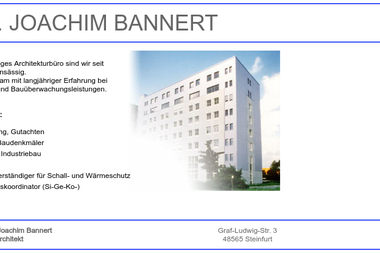 architektbannert.de - Architektur Steinfurt