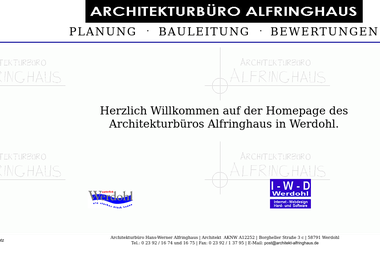 architekt-alfringhaus.de - Architektur Werdohl