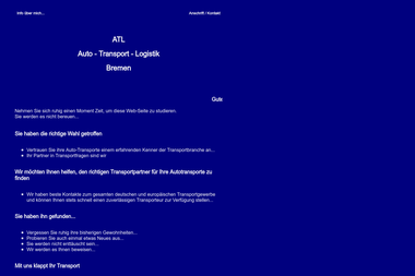 auto-transport-logistik.de - Autotransport Bremen
