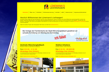 luenemanns-leihwagen.com - Autotransport Mönchengladbach