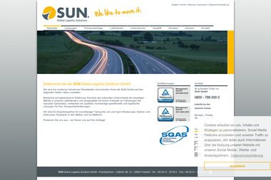 sun-logistics.de - Autotransport Troisdorf