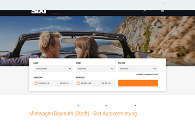 sixt.de/mietwagen/deutschland/bayreuth/bayreuth - Autoverleih Bayreuth