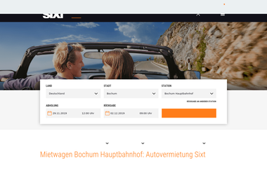 sixt.de/mietwagen/deutschland/bochum/bochum-hbf-amws - Autoverleih Bochum