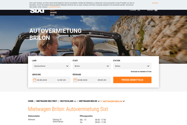 sixt.de/mietwagen/deutschland/brilon/brilon-0f93 - Autoverleih Brilon