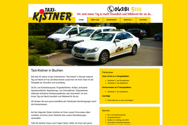 taxi-kistner.de - Autoverleih Buchen