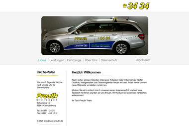 taxi-preuth.de - Autoverleih Cloppenburg