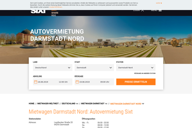 sixt.de/mietwagen/deutschland/darmstadt/darmstadt-weiterstadt - Autoverleih Darmstadt
