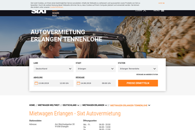 sixt.de/mietwagen/deutschland/erlangen/erlangen - Autoverleih Erlangen