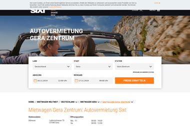 sixt.de/mietwagen/deutschland/gera/gera - Autoverleih Gera