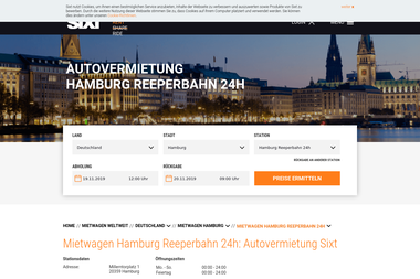 sixt.de/mietwagen/deutschland/hamburg/hamburg-reeperbahn - Autoverleih Hamburg