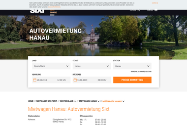 sixt.de/mietwagen/deutschland/hanau/hanau - Autoverleih Hanau