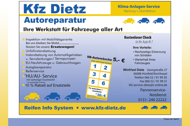 kfz-dietz.de - Autoverleih Hünfeld