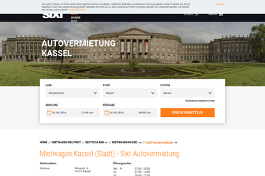sixt.de/mietwagen/deutschland/kassel/kassel - Autoverleih Kassel