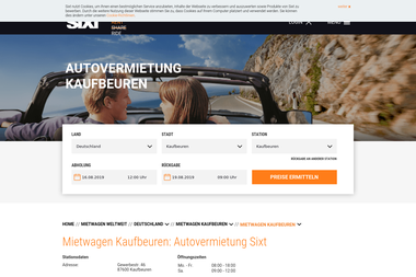 sixt.de/mietwagen/deutschland/kaufbeuren/kaufbeuren - Autoverleih Kaufbeuren