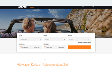 sixt.de/mietwagen/deutschland/korbach/korbach-aa3d - Autoverleih Korbach