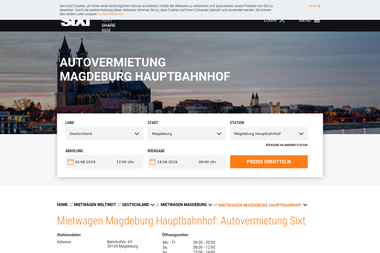 sixt.de/mietwagen/deutschland/magdeburg/magdeburg-bahnhof-amws - Autoverleih Magdeburg
