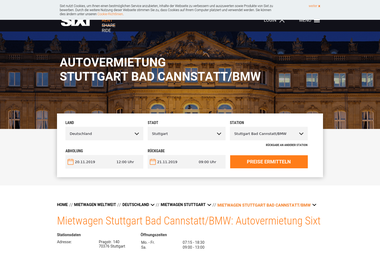sixt.de/mietwagen/deutschland/stuttgart/stuttgart-bad-cannstatt-bmw - Autoverleih Stuttgart