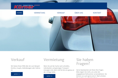 kuerner-autovermietung.de - Autoverleih Tübingen