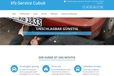 kfz-service-cubuk.de - Autoverleih Waltrop