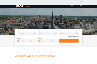 sixt.de/mietwagen/deutschland/wesel/wesel - Autoverleih Wesel