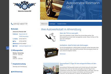 auto-service-reimann.de - Autowerkstatt Ahrensburg