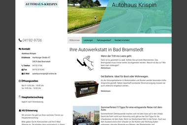 autohaus-krispin.de - Autowerkstatt Bad Bramstedt